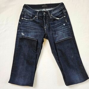 Silver slim boyfriend jeans